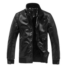 Load image into Gallery viewer, New Fashion Autumn Male Leather Jacket Plus